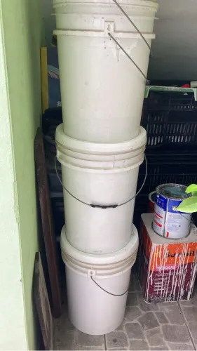 Balde plástico atóxico 