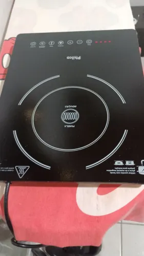 Cooktop Indução Philco 1 Boca Bivolt Preto PCT12P