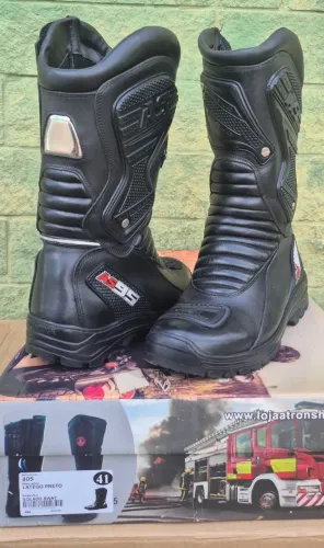 Bota longa motociclista