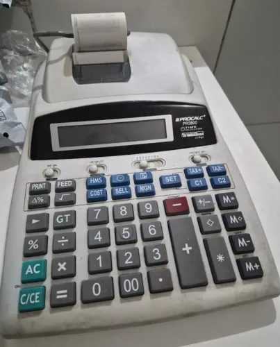 Calculadora De Impressão Procalc Pr3500 12 Dígitos