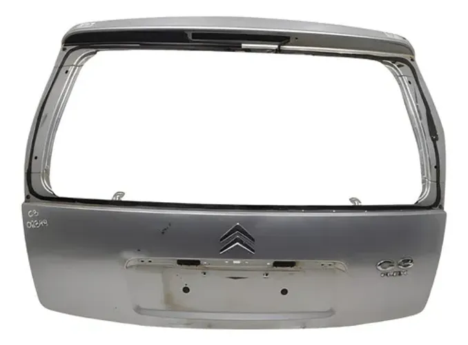 Tampa Traseira Citroen C3 Prata 2008 2012 Detalhe 02344