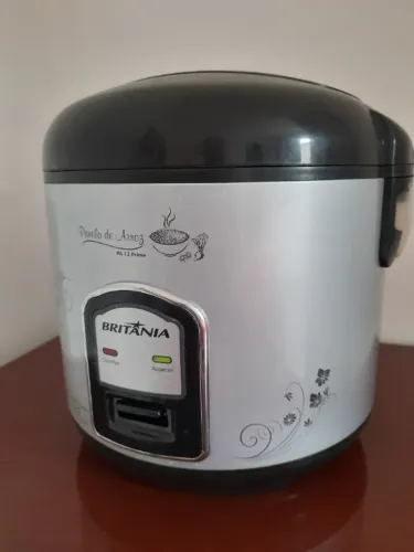 Panela De Arroz Britânia Prime 12 Xícaras - Prata - 127V - PA12