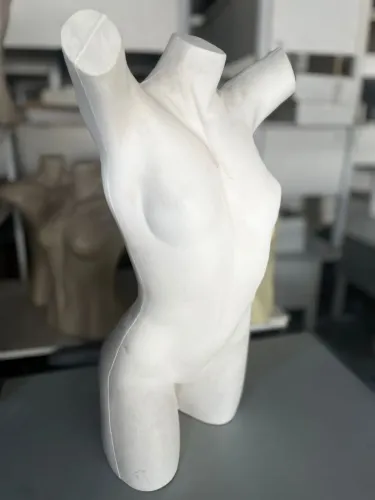 Manequim feminino meio corpo