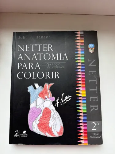 NETTER anatomia para colorir 2ª edição atualizada 