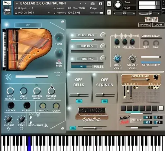 base lab e synth lab 2.0 para kontakt