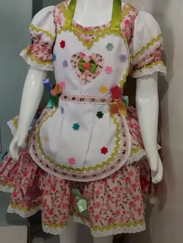Vestido festa junina infantil