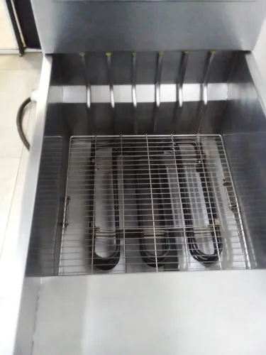 Fritadeira Industrial Metalcubas FAO 2C Água e Óleo 15.000W Trifásica Semi Nova