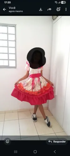 Lindo vestido de quadrilha