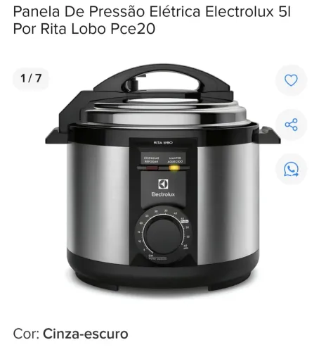 Maquina de Pressão Electrolux Rita Lobo