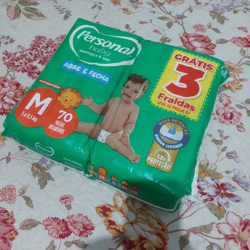 Fralda Personal M - 70 unidades