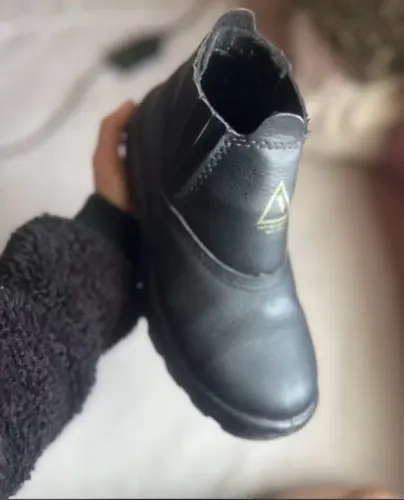 bota botina sapato bompel solado bidensidade bico pvc