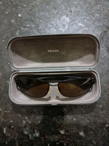 Óculos Prada Masculino ORIGINAL Semi-novo Pouquíssimo Uso Praticamente Novo 