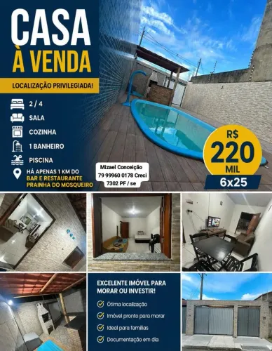 Casa No mosqueiro, próximo a prainha 