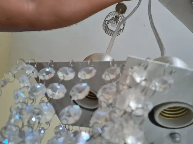Pedente cristal 2 bocal