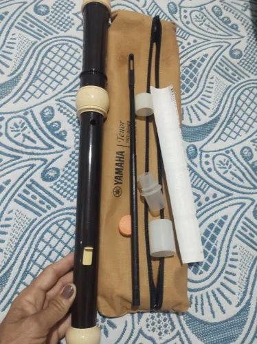 Flauta Doce Tenor Yamaha - Estado de Nova | Completa