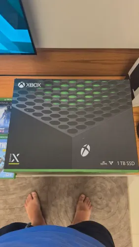 Xbox Series X 1TB Completo na Caixa + 4 Jogos + Headset Sem Fio (Retirada Vila Matilde)