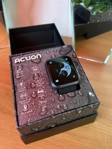 Smartwatch ACTION - Strava + GPS Integrado