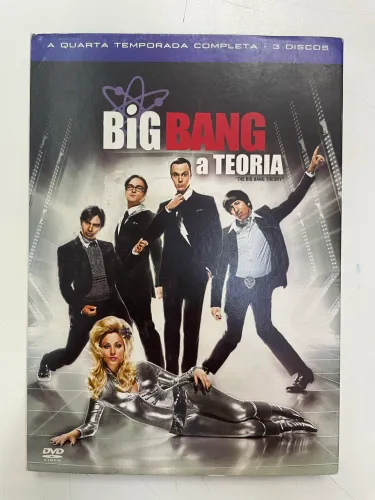 Box DVD The Big Bang Theory: A Quarta Temporada Completa (3 Discos, Original)