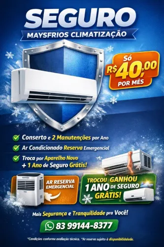 Seguro assistencial para ar condicionado 