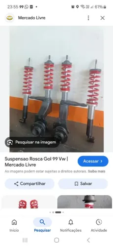 Suspensão a rosca jp Suspensão pra negociação