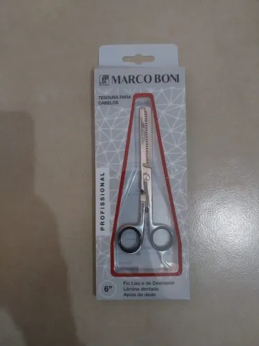 Kit com 2 tesouras profissionais para cabeleireiro