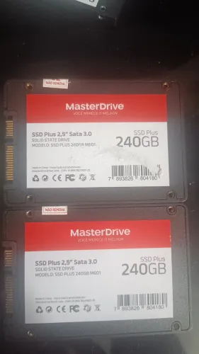 SSD MASTER DRIVER 240GB R$230,00 MACROVIP 512GB R$ 360,00