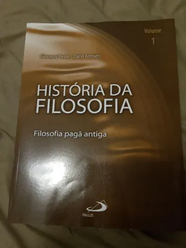 História da filosofia Giovanni Reale - Vol 1
