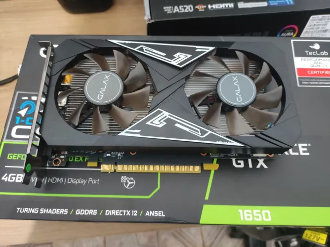 Placa de video GTX 1650 4GB GALAX