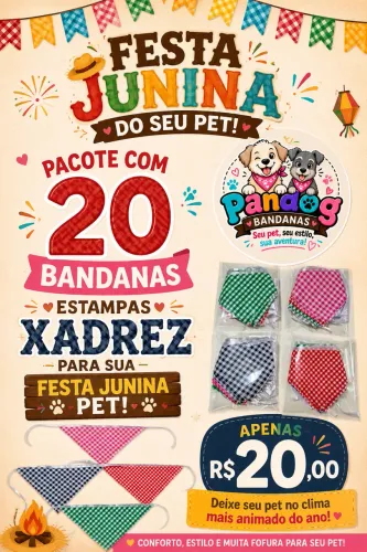 Bandanas para pet shop
