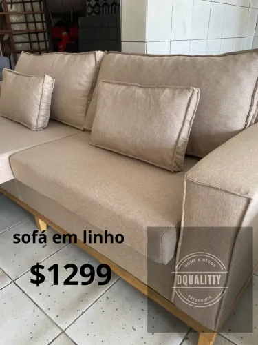 Sofás de linho 
