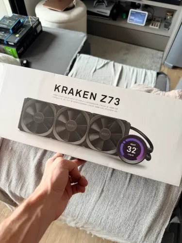 Water Cooler Nzxt Kraken Plus 360mm Z73 Lindo Preto Com Lcd (faço envio)