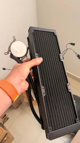 Water Cooler Cougar Poseidon Elite Argb Preto 360 Preto
