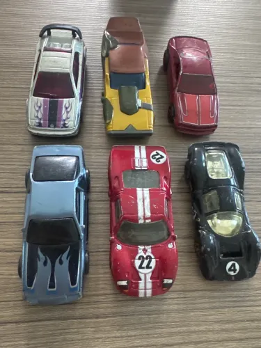 Kit com 6 Hot Wheels Originais Usados - Coleção