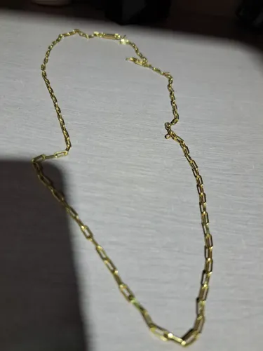 Cordao banhado a ouro 18k 