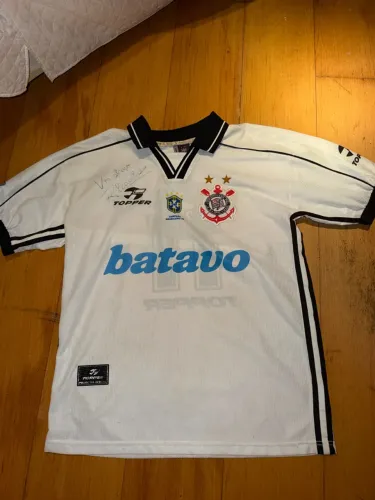 Camisa Corinthians 1999 autografada