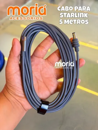 Cabo de Energia Tipo-C para C 5 Metros - Compatível com Starlink Mini