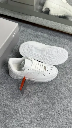 Tênis Nike Air Force One Linha Luxo Unissex Cor: Branco - Disponível 34 AO 43