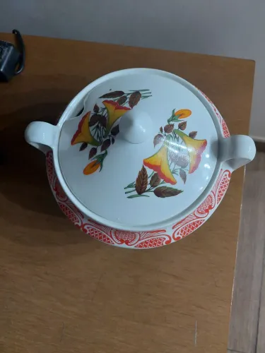 Sopeira de louça floral