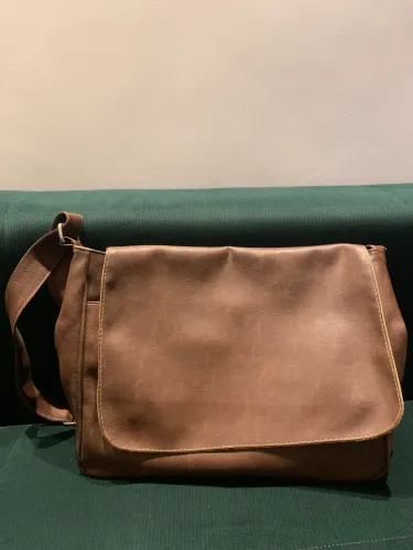 Bolsa Carteiro Pasta Executiva Notebook Transversal Pequena
