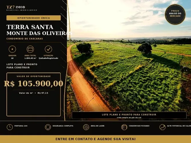 Preço Abaixo do Mercado! Chácara 1.090,49 m² por R$ 105.900,00