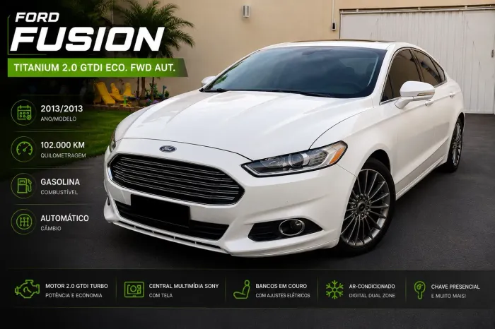 Ford Fusion Titanium 2.0 Gtdi Eco. FWD Aut. 2013