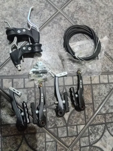 Freios e manetes de aluminio (kit)