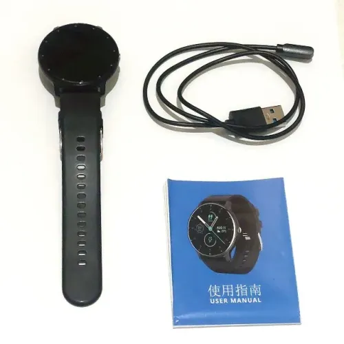 Smartwatch GR5515 Preto - Bluetooth, ECG e Chamadas Completo na Caixa