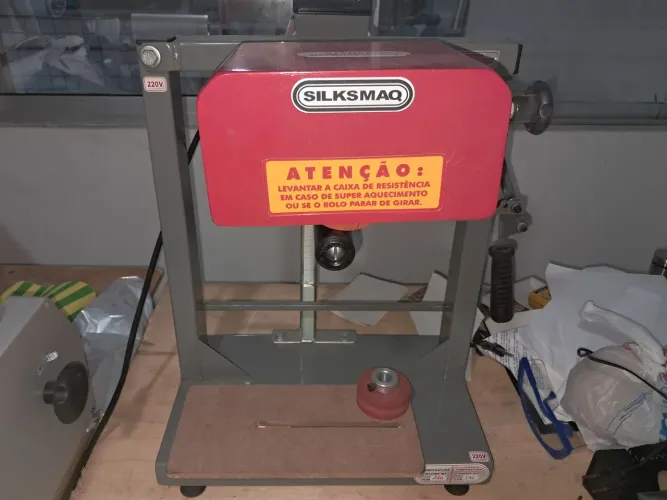 Máquina Transfer Hiper Giro Silksmaq 220V - Praticamente Nova + Brindes Exclusivos!