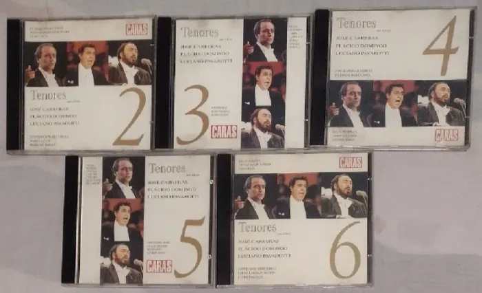 5 Cd's de 1990 "Tenores" Volumes 2,3,4,5 e 6 - Caras
