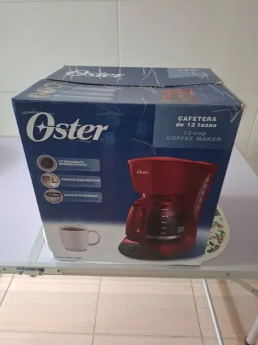 Cafeteira Elétrica Oster Red Cuisine de 12 xícaras