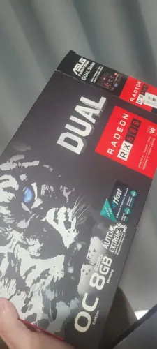 Placa de vídeo RX580 8gb