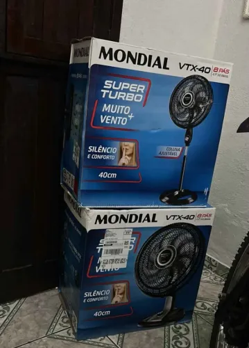 Ventilador mondial coluna 8 pás 110v