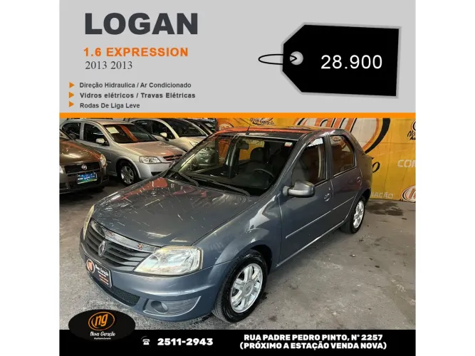 Renault Logan Expression Hi-flex 1.6 8V 4P 2013