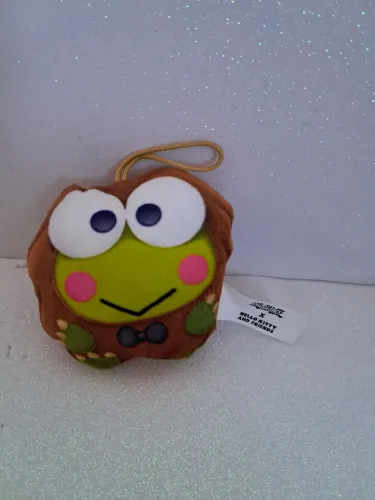 Pelúcia miniatura Keroppi (Hello Kitty) Yu-Gi-Oh 
